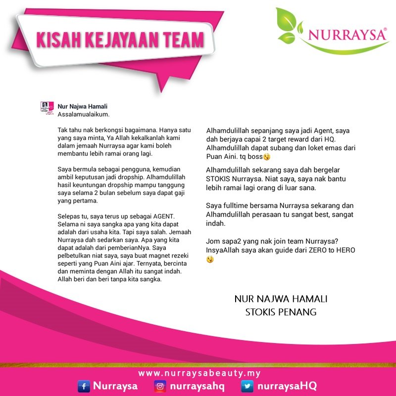 Kisah Kejayaan Page 2 Of 2 Nurraysa