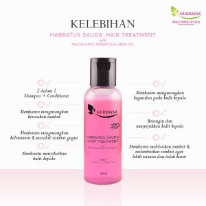 Habbatus Sauda'Hair Treatment With MacadamiaTernifolia seed oil