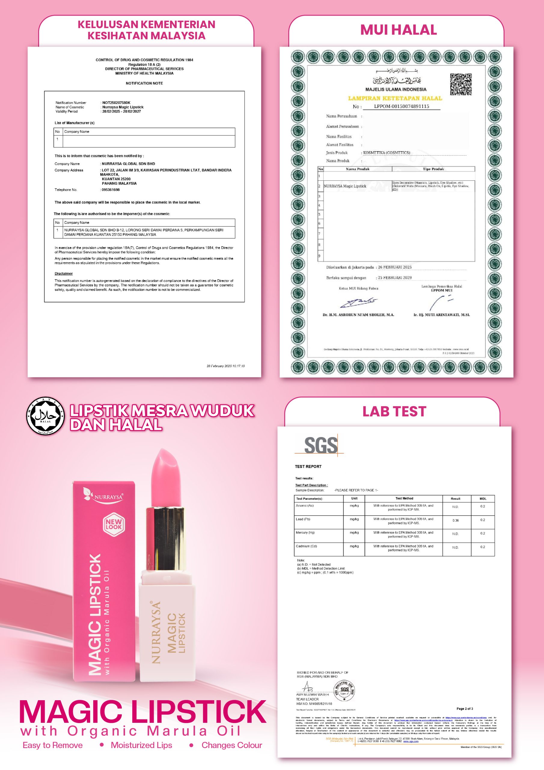 Magic Lipstick With Organic Marula Oil 12