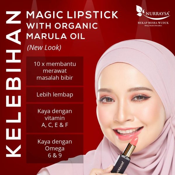 Magic Lipstick with Organic Marula Oil