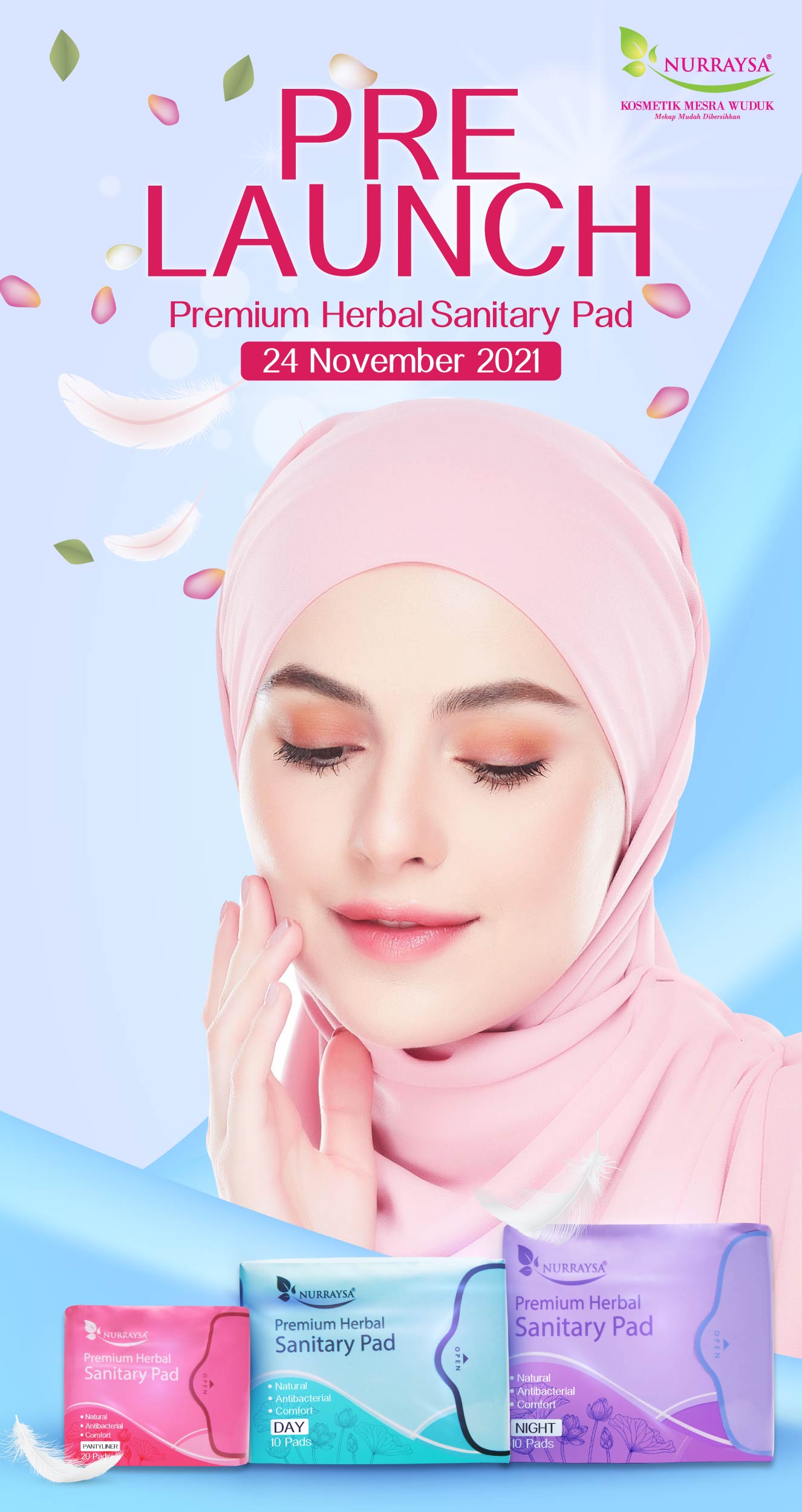 Premium Herbal Sanitary Pad Nurraysa