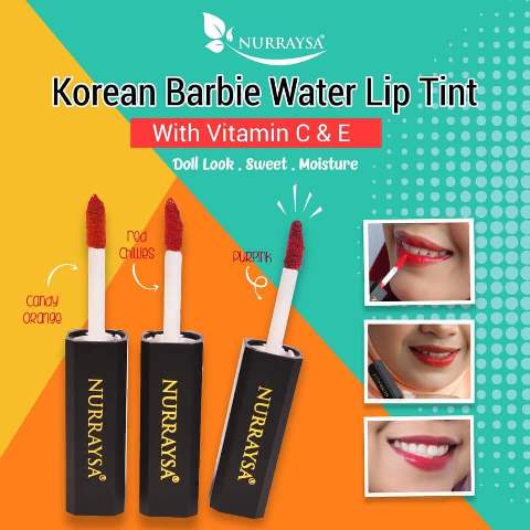 Korean Barbie Water Lip Tint Nurraysa