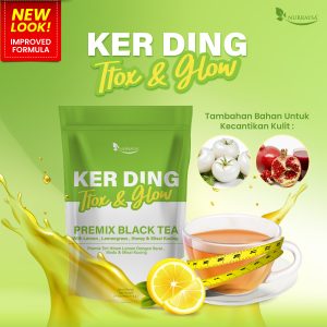 Ker Ding Ttox & Glow (Premix Black Tea with Lemon, Lemongrass, Honey & Misai Kucing)