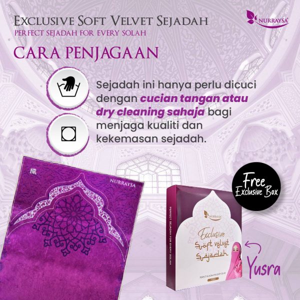 Exclusive Soft Velvet Sajadah