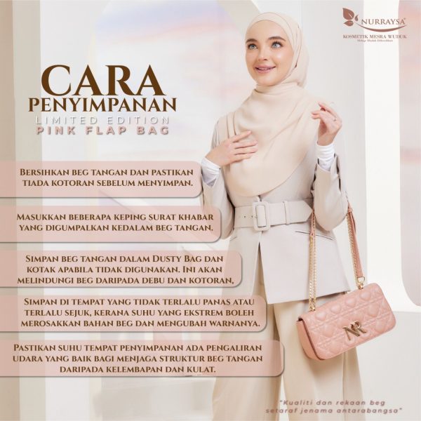 Nurraysa Pink Flap Bag