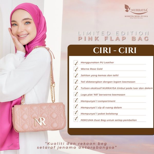 Nurraysa Pink Flap Bag