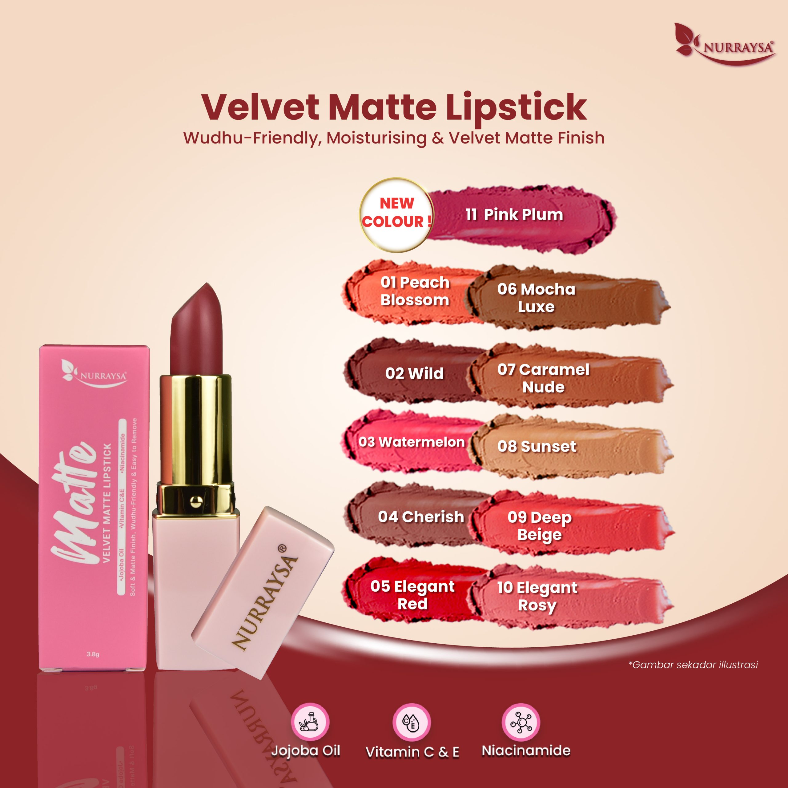 Velvet Matte Lipstick02 Velvet Matte Lipstick